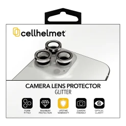 cellhelmet® Tempered Camera Glass for iPhone® 17 Pro/17 Pro Max, Individual Pieces, Glitter, SC-122-GLT