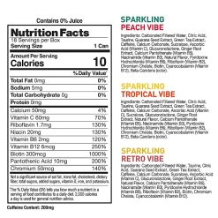 Celsius Vibe Energy Drinks Variety Pack, 12 Oz, Pack Of 18 Drinks