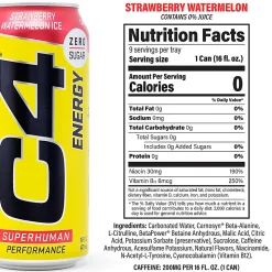 C4 Energy Drink Variety Pack, 16 Oz, Pack Of 18 Cans