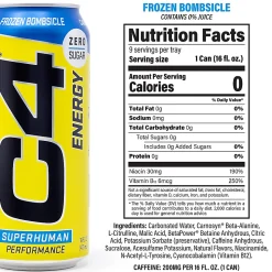 C4 Energy Drink Variety Pack, 16 Oz, Pack Of 18 Cans