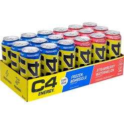 C4 Energy Drink Variety Pack, 16 Oz, Pack Of 18 Cans