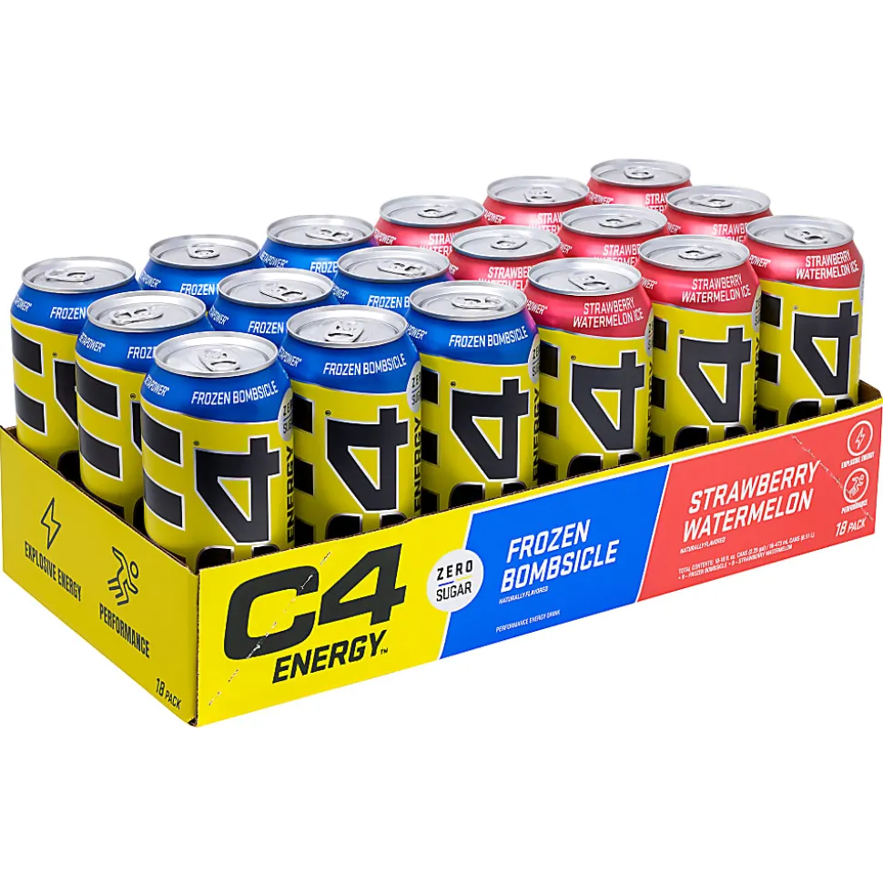 C4 Energy Drink Variety Pack, 16 Oz, Pack Of 18 Cans