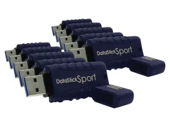 Centon DataStick Pro USB 3.0 Flash Drives, 8GB, Sport Blue, Pack Of 10 Flash Drives, S1-U3W2-8G-10B