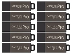 Centon DataStick Pro USB 2.0 Flash Drives, 16GB, Gray, Pack Of 10 Flash Drives