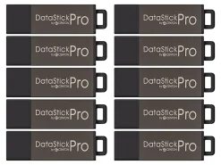 Centon DataStick Pro USB 2.0 Flash Drive, 8GB, Pack Of 10