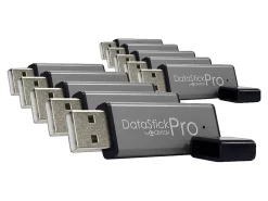 Centon DataStick Pro USB 2.0 Flash Drives, 4GB, Gray, Pack Of 10 Drives