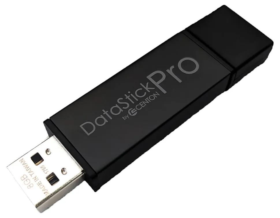 Centon DataStick Pro USB 3.0 Flash Drive, 128GB, Black, S1-U3P6-128G