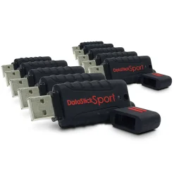 Centon DataStick Pro USB 2.0 Flash Drives, 2GB, Sport Black, Pack Of 10 Flash Drives, DSW2GB10PK