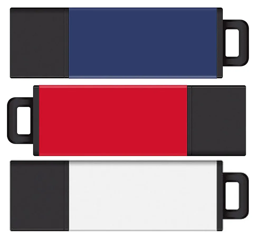 Centon DataStick Pro2 USB 2.0 Flash Drives,16GB, Assorted Colors, Pack Of 3 Flash Drives, S1-U2T08-16-3
