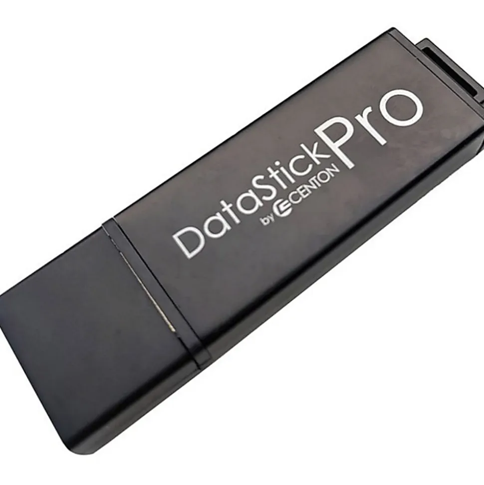 Centon DataStick Pro USB 2.0 Flash Drives, 2GB, Pro Gray, Pack Of 25 Flash Drives, S1-U2P1-2G25PK