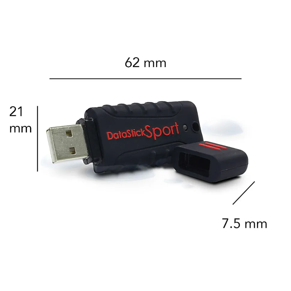 Centon Datastick Sport USB 3.0 Flash Drive, 512GB, Blue, S1-U3W2-512G