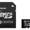 Centon microSDHC UHS-I Flash Memory Card, With SD Adapter, 16GB