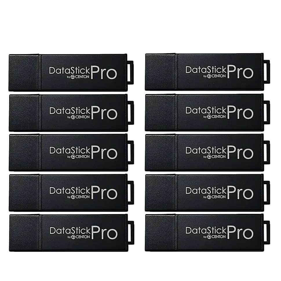 Centon MP Pro USB 3.0 Flash Drives, 8GB, Pack Of 10 Drives