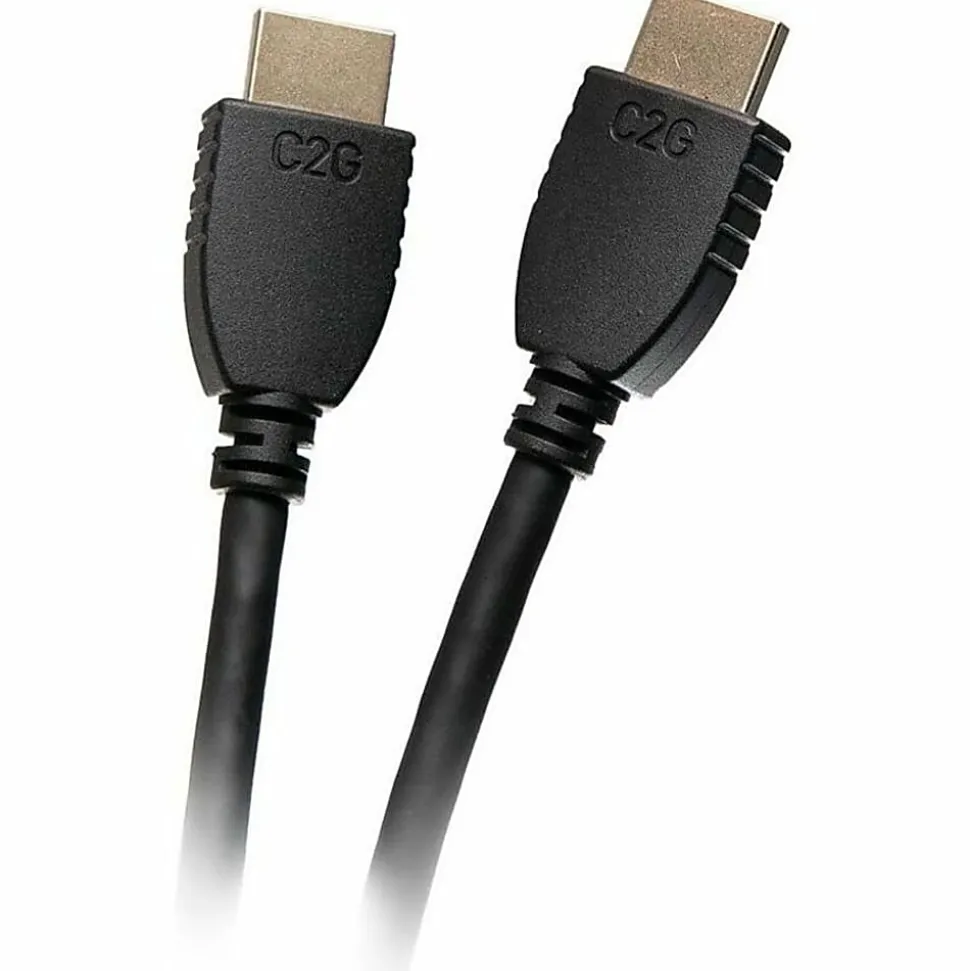 C2G Core Series High Speed HDMI Cable with Ethernet, 10ft, 4K 60Hz, Supports 3D Video - HDMI - 56784