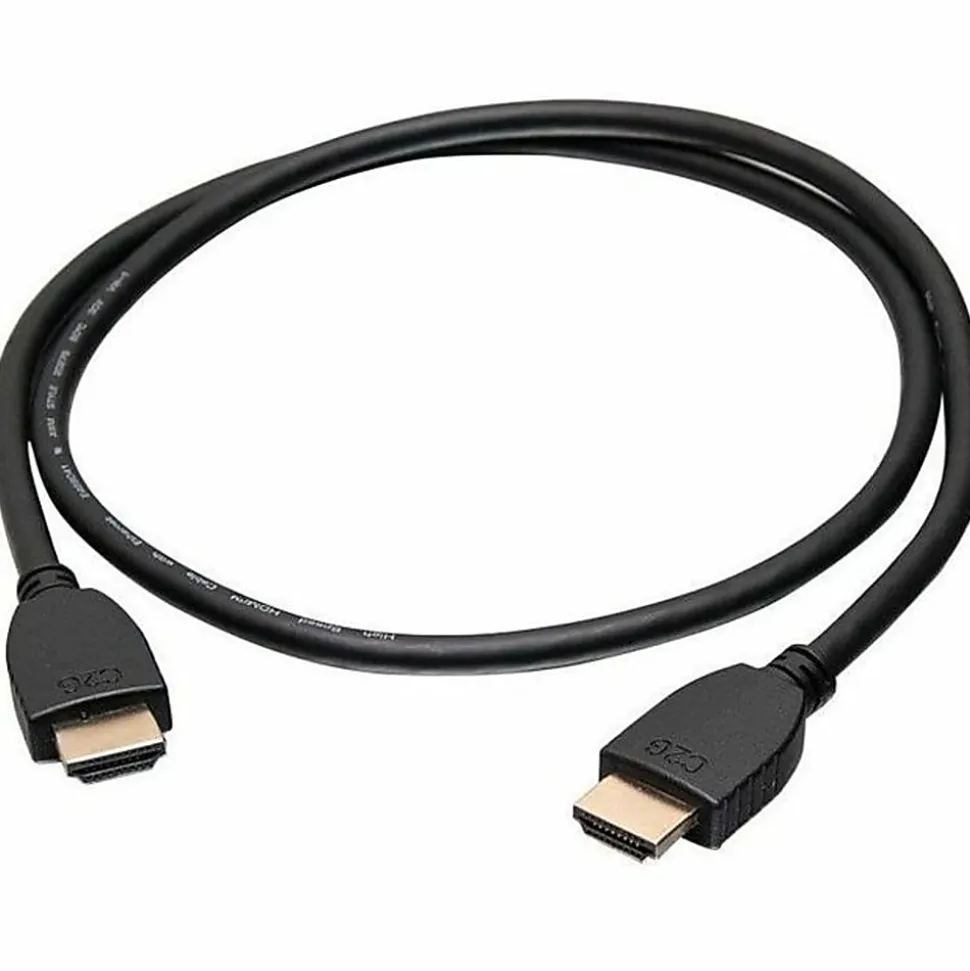 C2G Core Series High Speed HDMI Cable with Ethernet, 10ft, 4K 60Hz, Supports 3D Video - HDMI - 56784