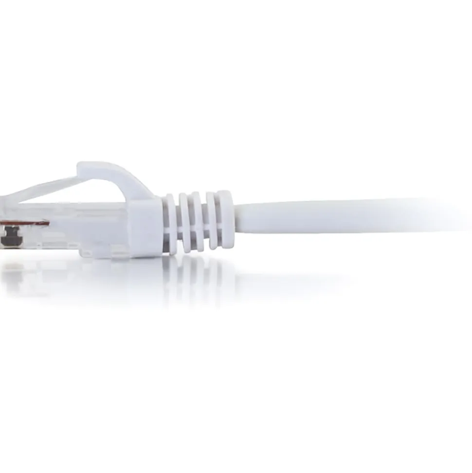 C2G-4ft Cat6 Snagless Unshielded (UTP) Network Patch Cable, White, 04035