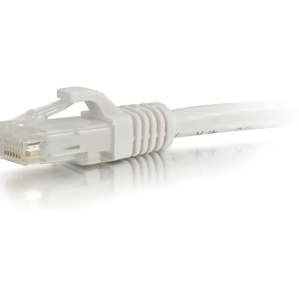 C2G-4ft Cat6 Snagless Unshielded (UTP) Network Patch Cable, White, 04035