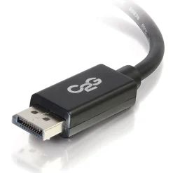C2G 6ft DisplayPort Cable with Latches, 4K 60Hz, DisplayPort Male to DisplayPort Male, 30V - DisplayPort - 54401