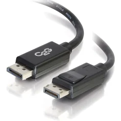 C2G 10ft DisplayPort Cable with Latches, 4K 60Hz, DisplayPort Male to DisplayPort Male, 30V - DisplayPort - 54402