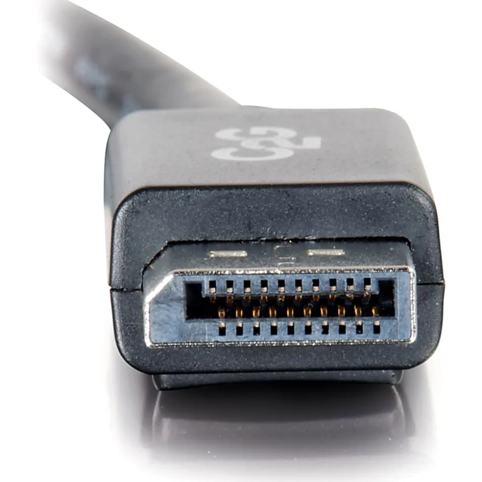 C2G 10ft DisplayPort Cable with Latches, 4K 60Hz, DisplayPort Male to DisplayPort Male, 30V - DisplayPort - 54402