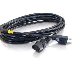 C2G 10ft Power Cord - 18 AWG - NEMA 5-15P to IEC320C13 - Computer Power - Replacement power cord for PC, Monitor, Printer, Scanner, etc.