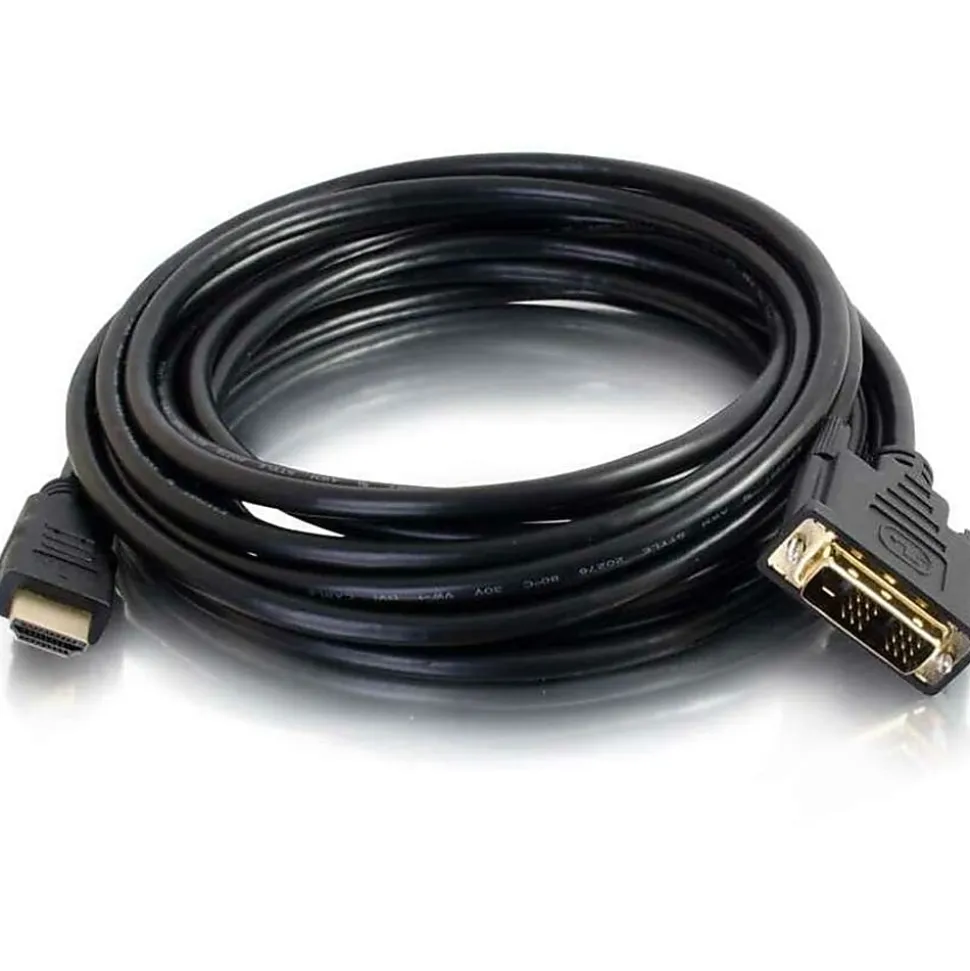 C2G 1m (3ft) HDMI to DVI Cable - HDMI to DVI-D Adapter Cable - 1080p - M/M - 3.28 ft DVI/HDMI Video Cable - 42514