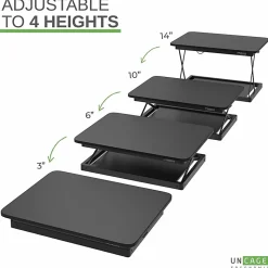 CHANGEdesk Mini black adjustable standing desk converter - CDMMB
