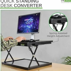 CHANGEdesk Mini black adjustable standing desk converter - CDMMB