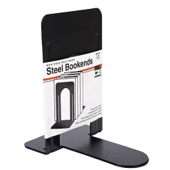 Charles Leonard Bookends, Black, Pack Of 3 Pairs