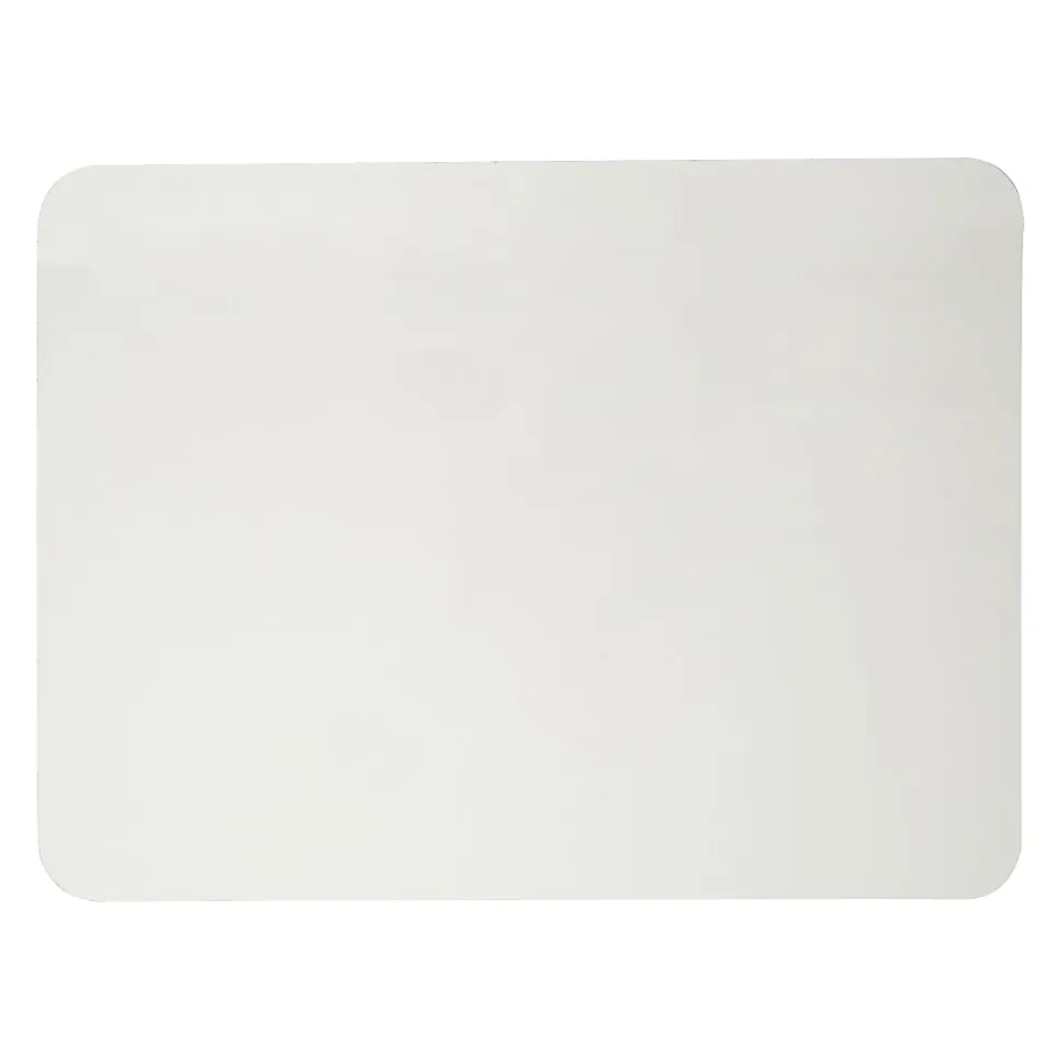 Charles Leonard Dry Erase Lapboard Class Pack, Plain 1-Sided Boards, Markers & Erasers, Pack Of 12