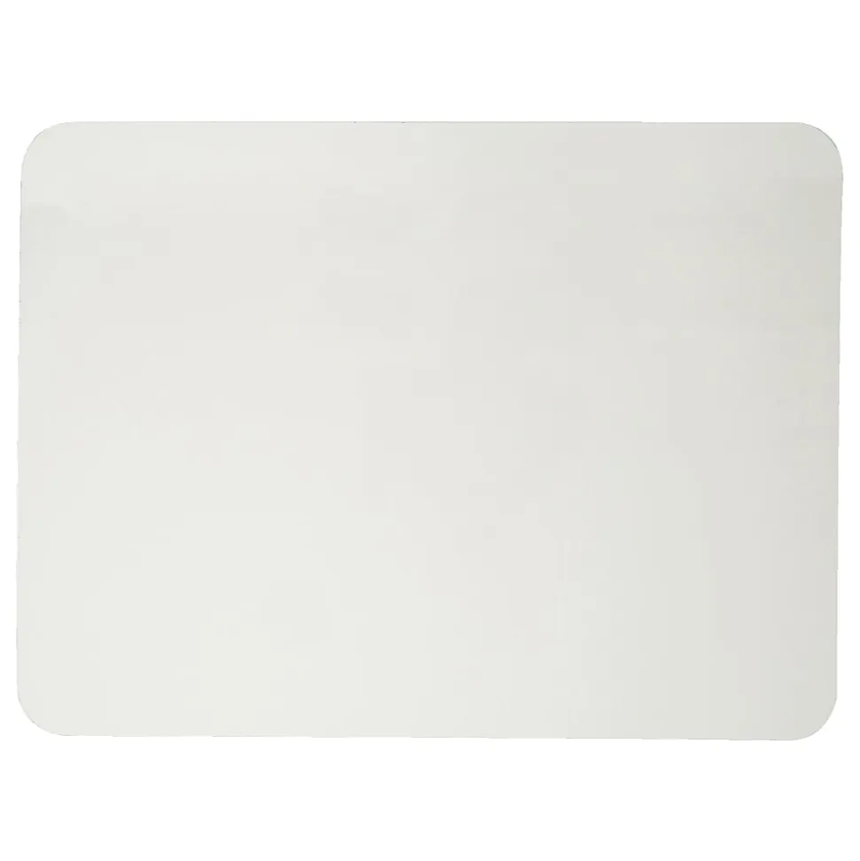Charles Leonard Dry Erase Lap Board, Plain 1-Sided, 9" X 12", Pack Of 12