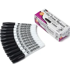 Charles Leonard Magnetic 2-Sided Dry-Erase Lap Boards With Markers And Erasers, 9