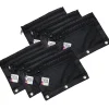 Charles Leonard Mesh Front Pencil Pouches, 10" x 7-5/8", Black, Pack Of 6 Pouches