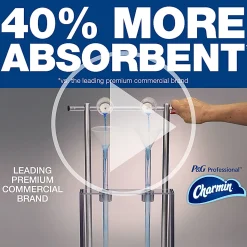 Charmin For Commercial Use Toilet Paper, Individually Wrapped, 2-Ply Standard Roll, 75 Rolls / Case, 450 Sheets / Roll