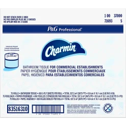 Charmin For Commercial Use Toilet Paper, Individually Wrapped, 2-Ply Standard Roll, 75 Rolls / Case, 450 Sheets / Roll