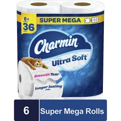 Charmin Ultra-Soft 2-Ply Bathroom Tissue, 4