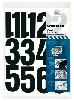 Chartpak Pickett Vinyl Numbers, 4
