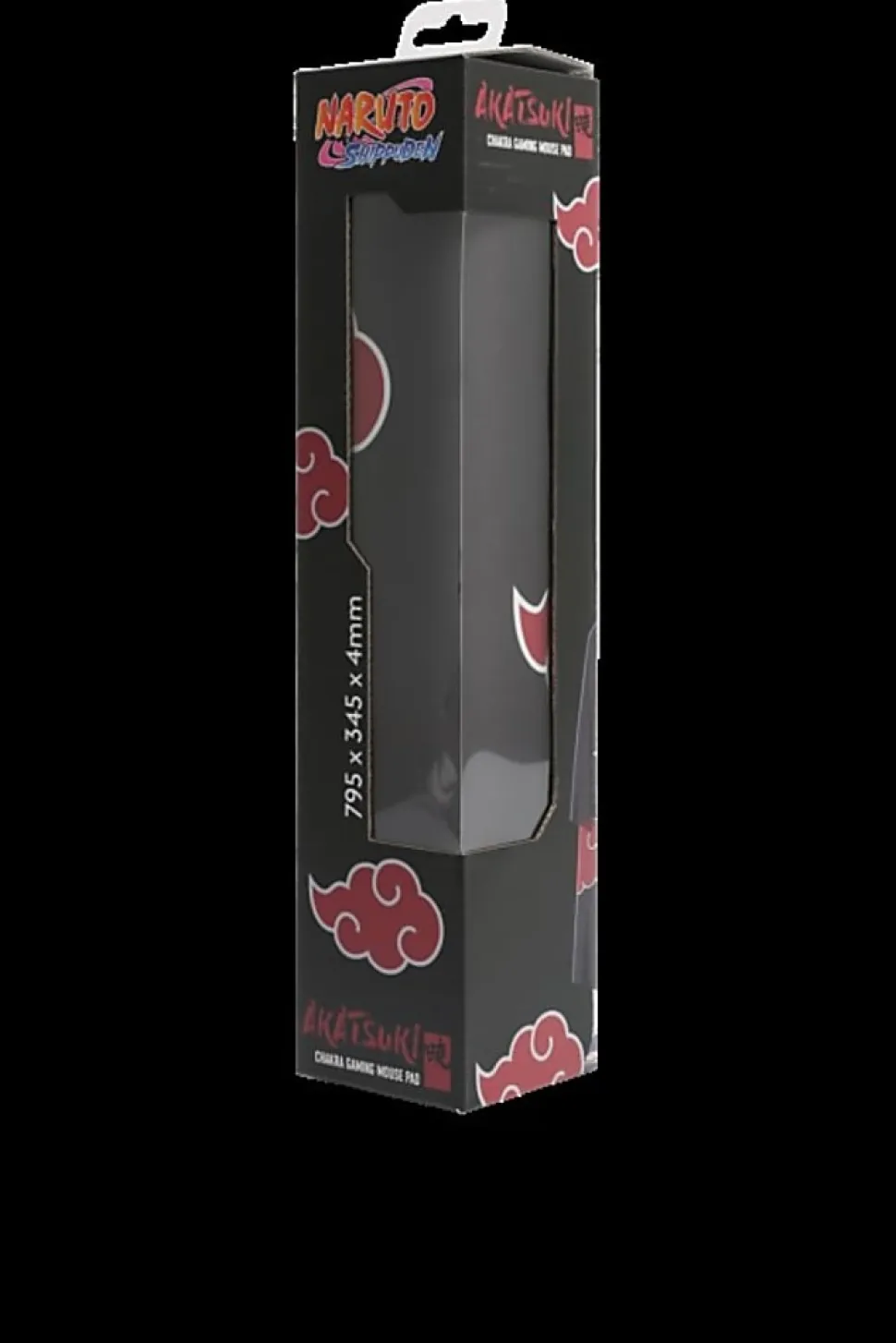 Check Point Naruto Large Mouse Pad, Akatsuk, 31-5/16" x 13-5/8”, Black/Red, NA-MP-1003