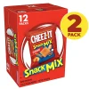 Cheez-It Crackers Snack Mix Tray, 0.75 Oz, 12 Pouches Per Box, Pack Of 2 Boxes