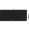 CHERRY Keyboard and Mouse, 3 Button, Black, DC 2000