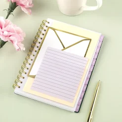 Cherrywood Lane for Mead Cambridge® Academic 2026-2027 Weekly Monthly Planner, Piper Stripe, Small, 5 1/2" x 8 1/2"