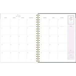 Cherrywood Lane for Mead Cambridge® Academic 2026-2027 Weekly Monthly Planner, Piper Stripe, Large, 8 1/2