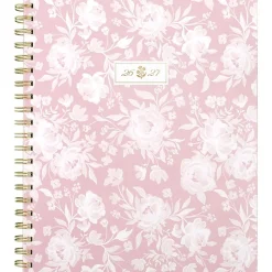 Cherrywood Lane for Mead Cambridge® Academic 2026-2027 Weekly Monthly Planner, Peony Lace, Large, 8 1/2