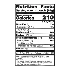 Chex Mix Traditional Snack Mix, 1.75 Oz, Pack Of 60 Bags