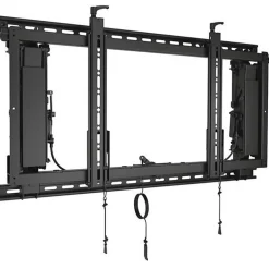 Chief ConnexSys Video Wall Adjustable TV Mount - For 42-80 Inch Displays - VESA Wall Mount - Black - Adjustable - LVS1U