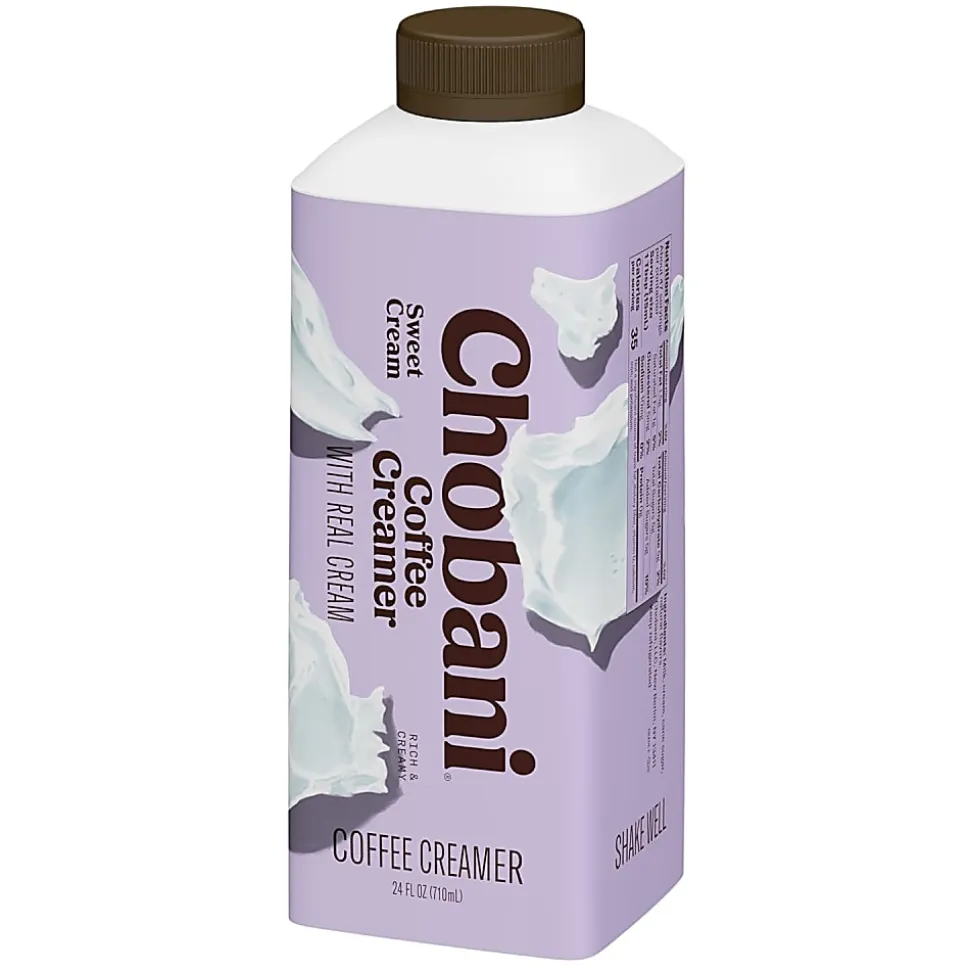 Chobani Sweet Cream Coffee Creamer, 24 Oz, Total Qty 6