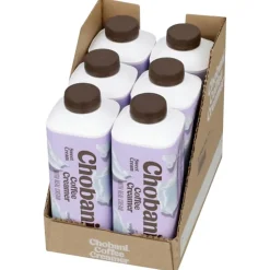 Chobani Sweet Cream Coffee Creamer, 24 Oz, Total Qty 6