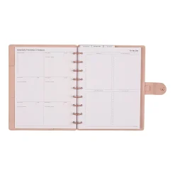 2026 Citrine Monthly/Weekly Classic Disc Bound Planner, 7