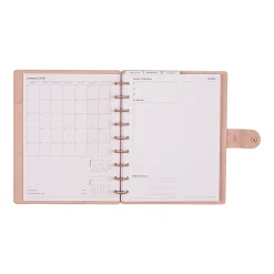 2026 Citrine Monthly/Weekly Classic Disc Bound Planner, 7