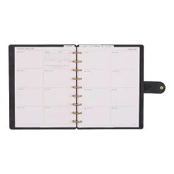 2026 Citrine Monthly/Weekly Classic Disc Bound Planner, 7